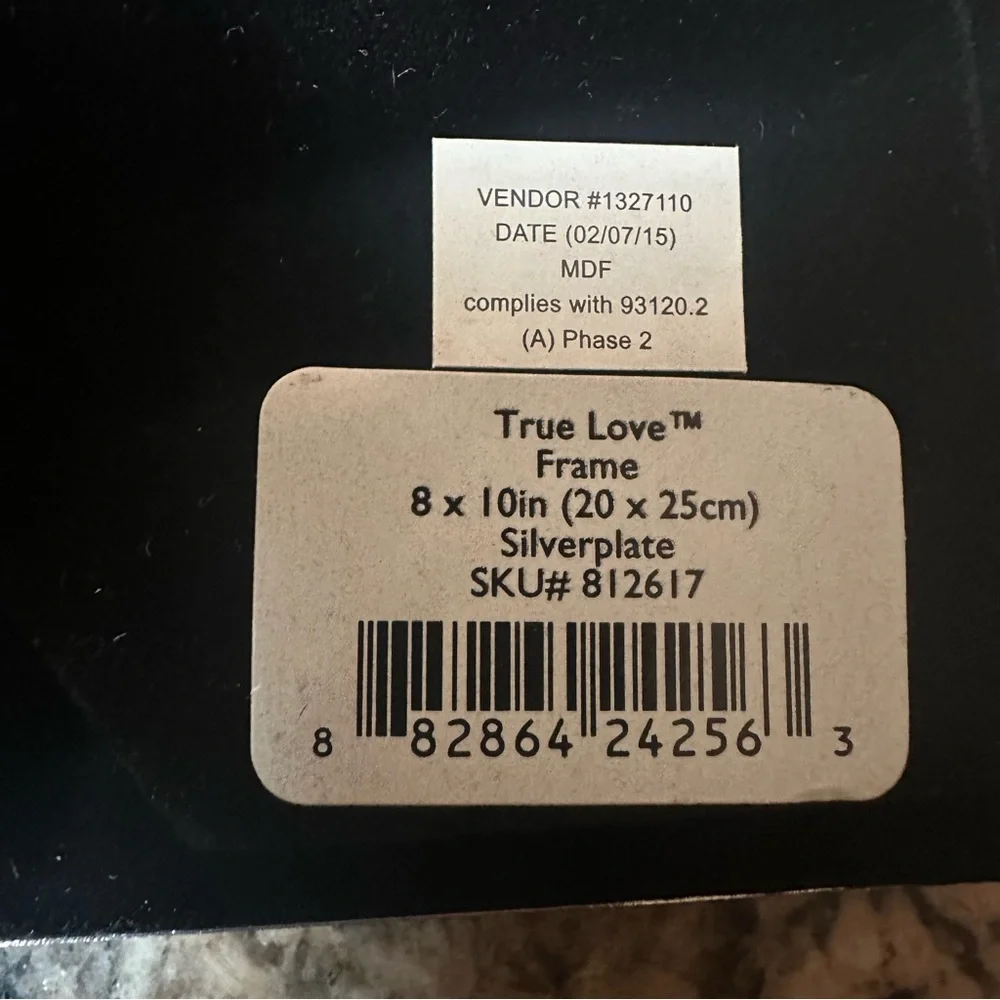 Lenox True Love Frame Silverplated READ